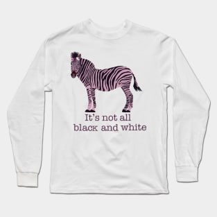 Colorful Zebra Long Sleeve T-Shirt